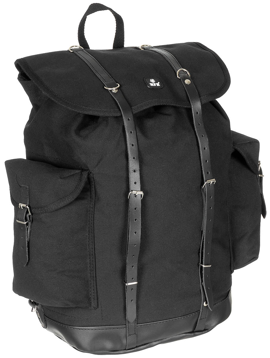 BW Gebirgsrucksack,  altes Modell, schwarz