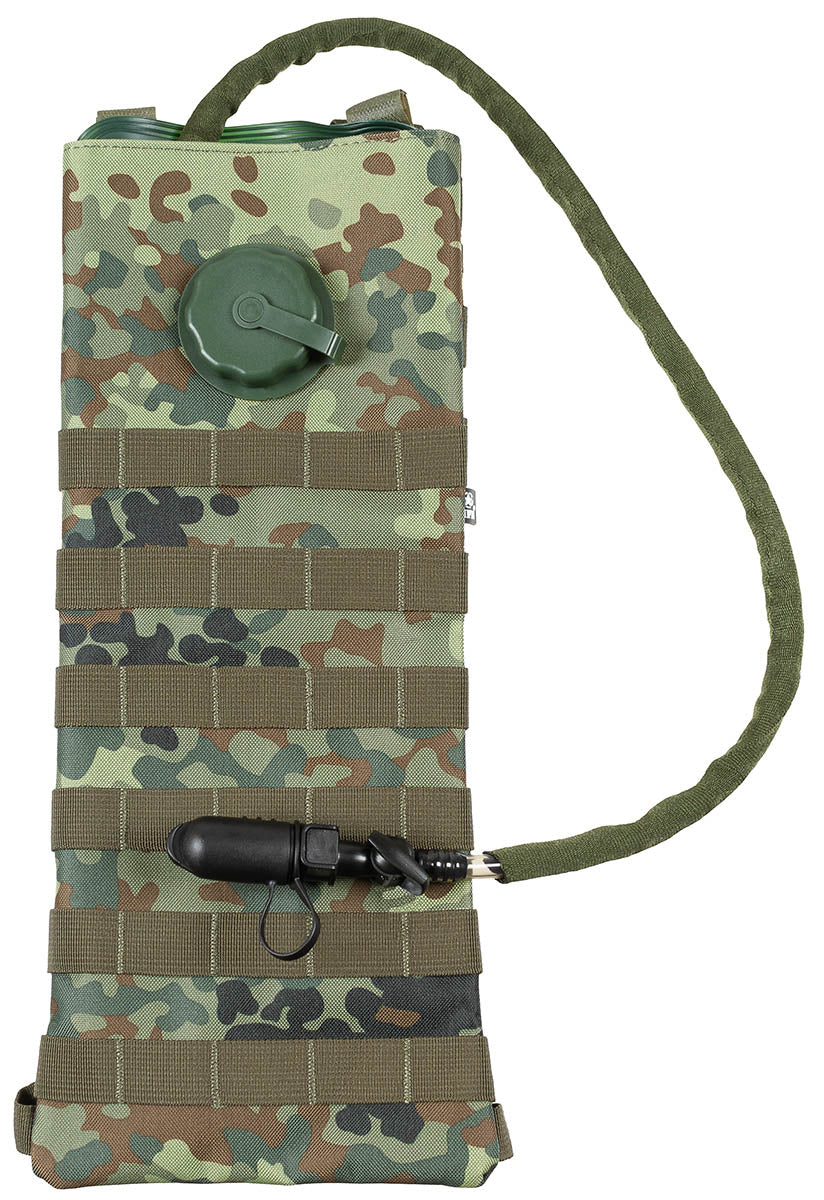 Système d'hydratation, "MOLLE", 2,5 l, avec sac en TPU, camouflage