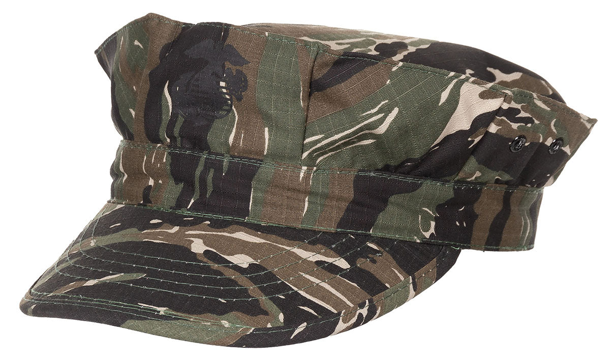 Cappellino americano, "USMC", Rip Stop, striscia tigrata, stampa Marine Corps