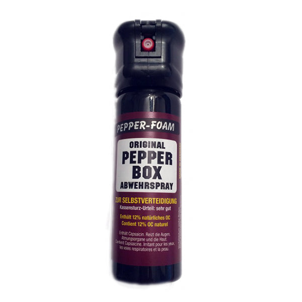 TW1000 / PEPPER-BOX, spray al peperoncino modello PEPPER-FOAM STANDARD, 63ml (getto liquido schiumogeno)