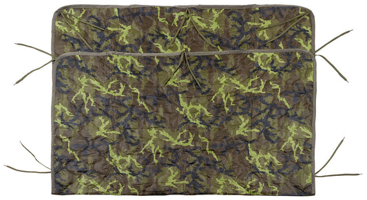 Doublure de poncho (couette), camouflage M 95 CZ, environ 210 x 150 cm