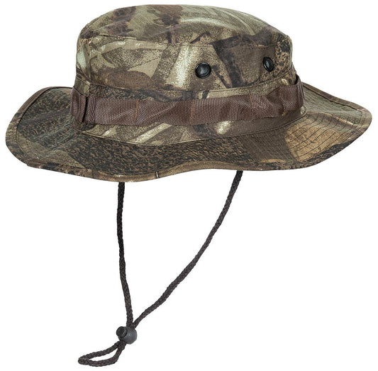 Cappello Bush GI americano, sottogola, GI Boonie, rip stop, marrone cacciatore