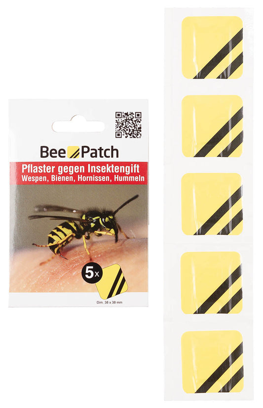 Pansements anti-insectes, "Bee Patch", paquet de 5