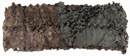 Filet de camouflage, 2 x 3 m, réversible, marron chasseur / olive