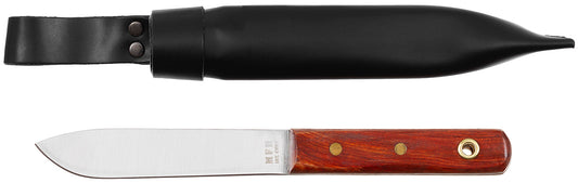 Coltello da marinaio BW, manico in legno, fodero