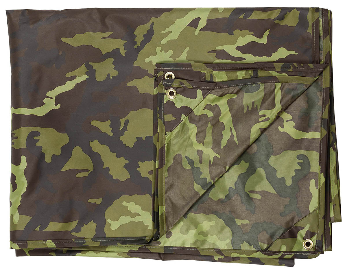 Telo multiuso, "Tarp", mimetico M 95 CZ, circa 300 x 500 cm