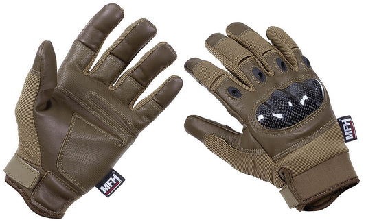 Tactical Handschuhe, "Mission" coyote tan