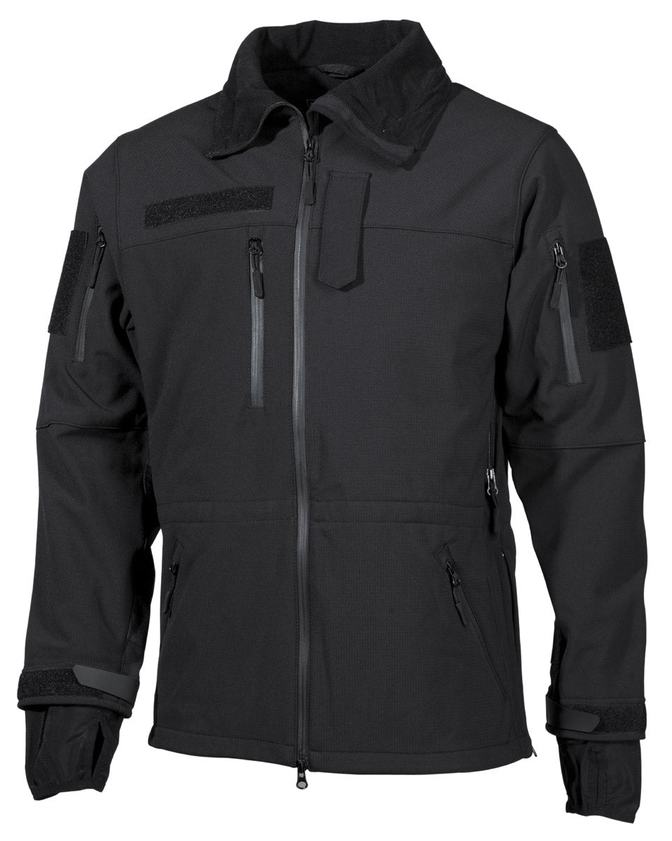 Giacca softshell, "High Defense", nera