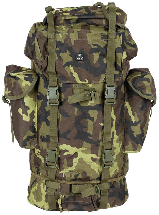 Sac à dos de combat BW, 65 l, renfort aluminium, camouflage M95 CZ