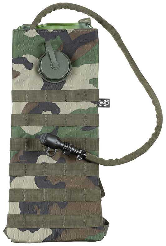 Système d'hydratation, "MOLLE", 2,5 l, avec sac en TPU, forêt