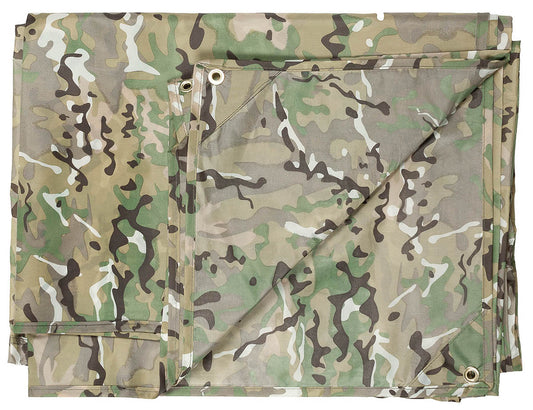 Bâche polyvalente, "Tarp", opération camouflage, environ 200x300 cm