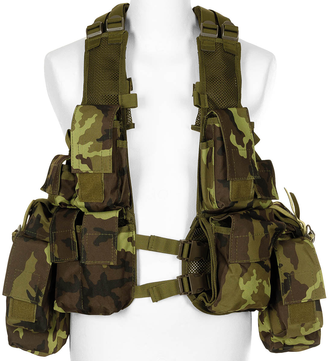 Gilet tattico, varie tasche, mimetica M 95 CZ