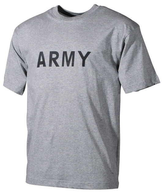 T-shirt imprimé "Army", gris