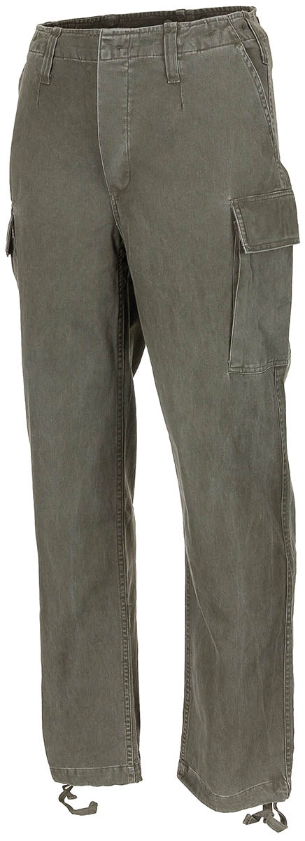 Pantaloni in fustagno, oliva stonewashed