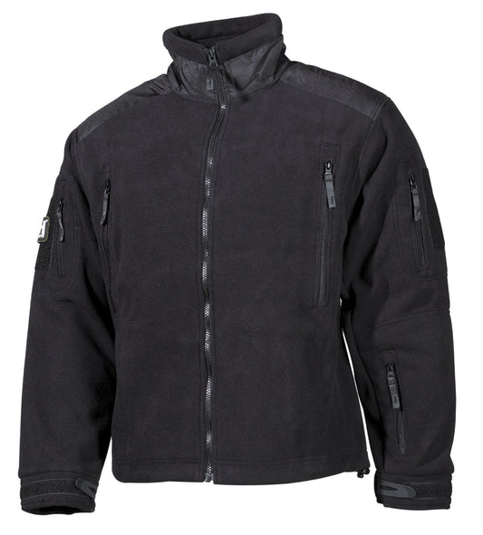 Fleece-Jacke, "Heavy-Strike", schwarz