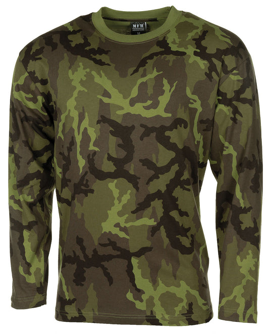 Chemise US, manches longues, camouflage M 95 CZ, 170 g/m²