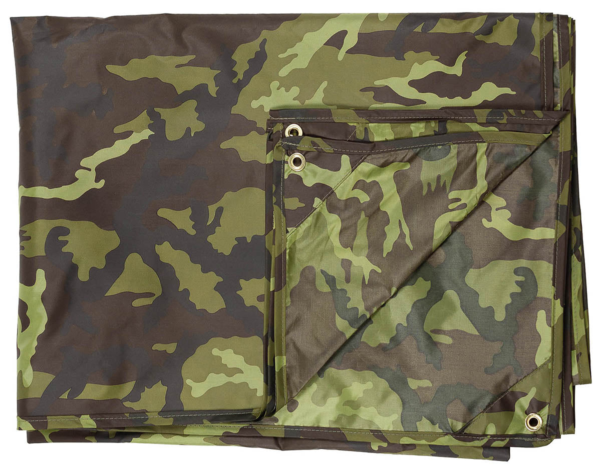 Telo multiuso, "Tarp", mimetico M 95 CZ, circa 300 x 400 cm