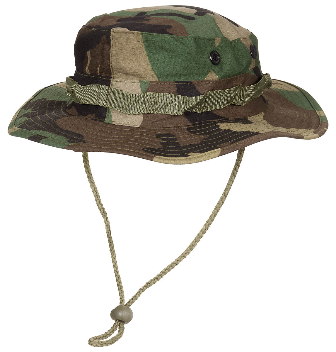 Cappello da bush US GI, con sottogola, GI Boonie, Rip Stop, bosco