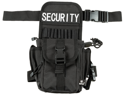 Sac hanche et cuisse, "Security", noir