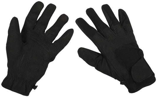 Fingerhandschuhe, "Worker light", schwarz