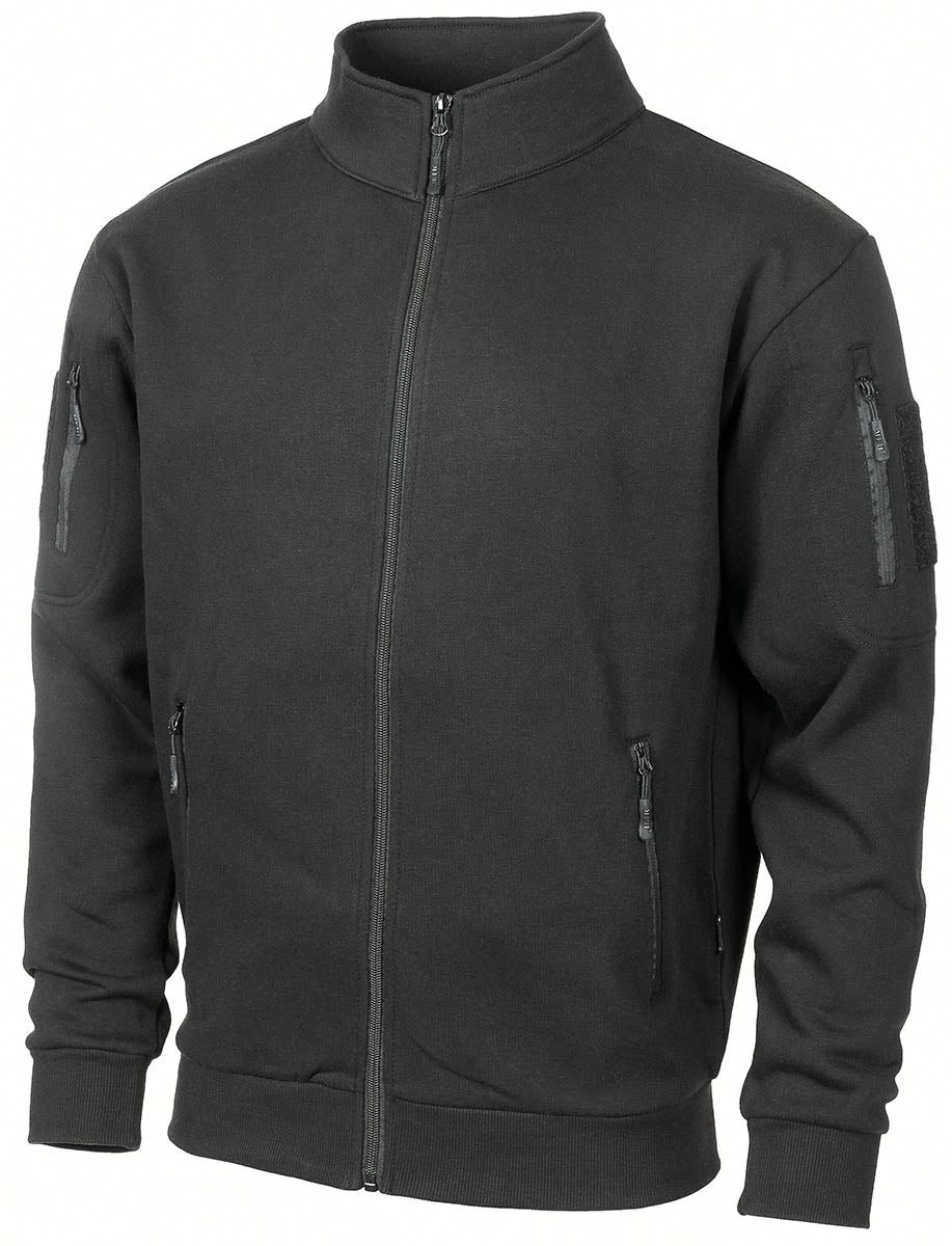 Veste sweat "Tactical", noir