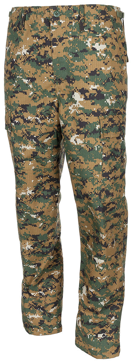 Pantaloni da combattimento americani, BDU, Rip Stop, bosco digitale