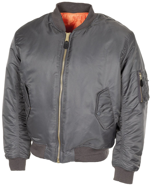 US Pilotenjacke MA1, urban grau