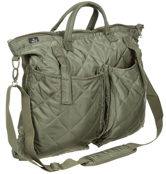 Sac pour casque pilote BW, avec bandoulière, olive