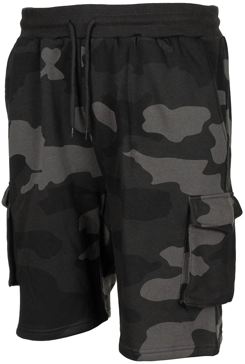 Bermudes, "Jogger", camouflage foncé