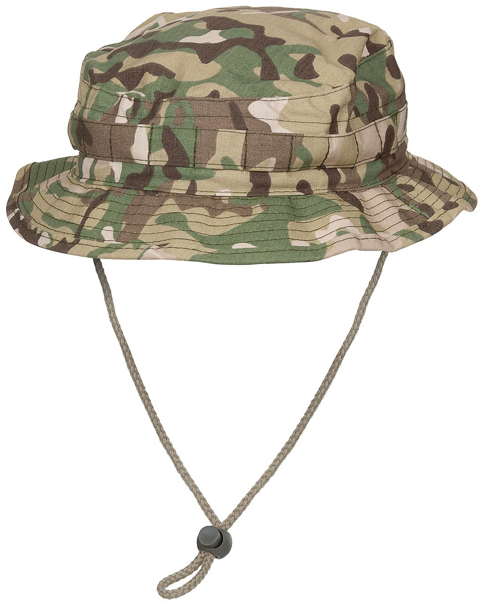 Brit. Cappello Bush, con sottogola, SF Boonie, R/S, mimetica operativa