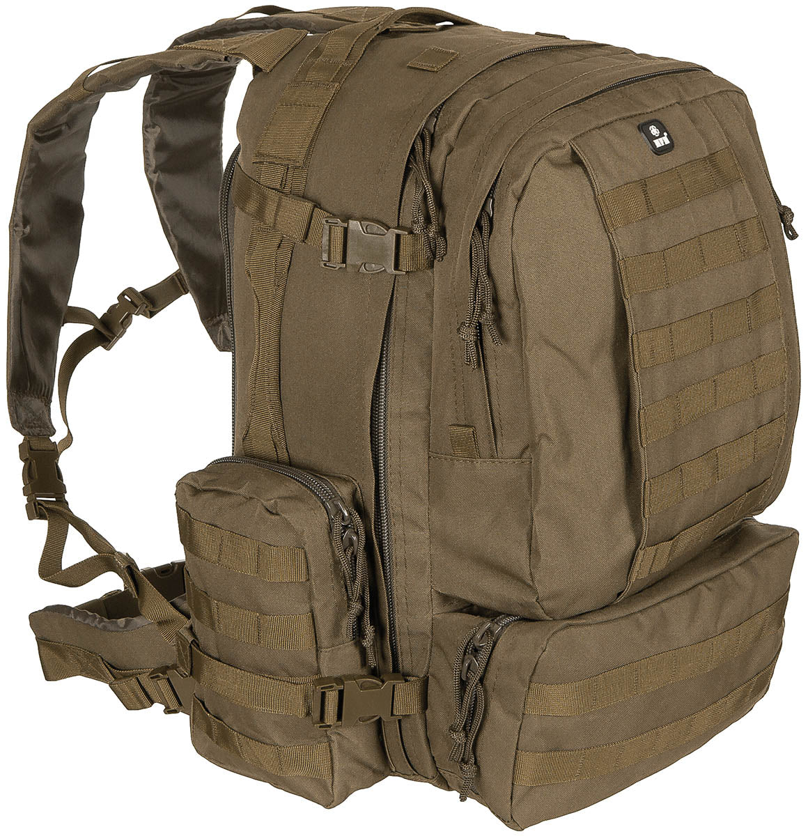 italien Sac à dos, beige coyote, "Tactical-Modular"