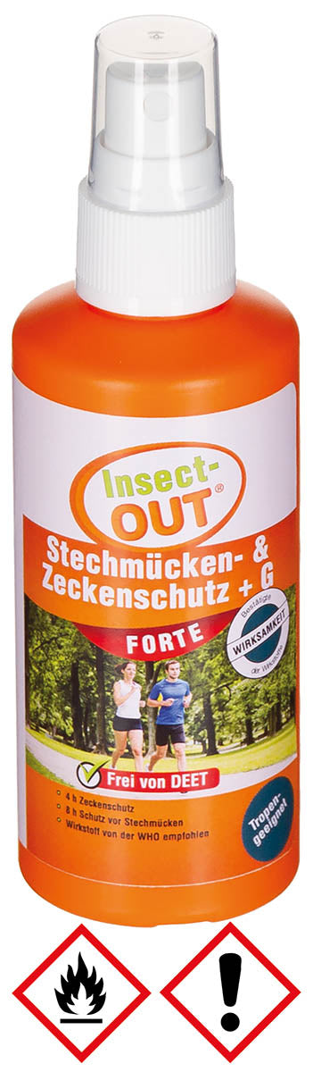 Insect-OUT, 100 ml, repellente per zanzare e zecche +G