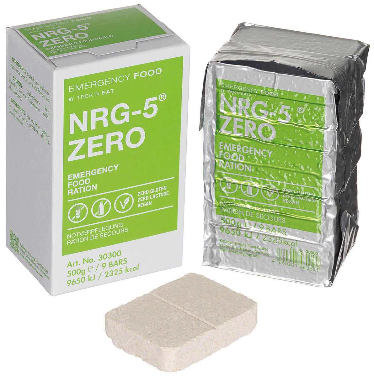 Notverpflegung, NRG-5, ZERO, 500 g, (9 Riegel)