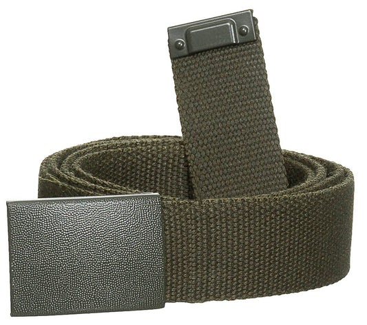 Ceinture de pantalon BW, olive, environ 3 cm, avec serrure à boîte