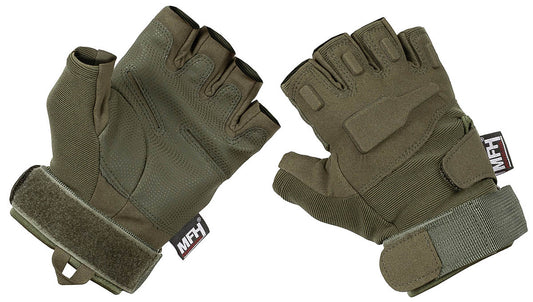 Tactical Handschuhe,"Pro", ohne Finger, oliv