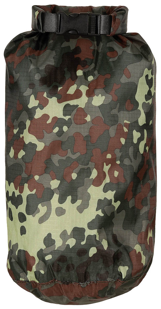 Packsack, "Drybag", flecktarn, 4 l