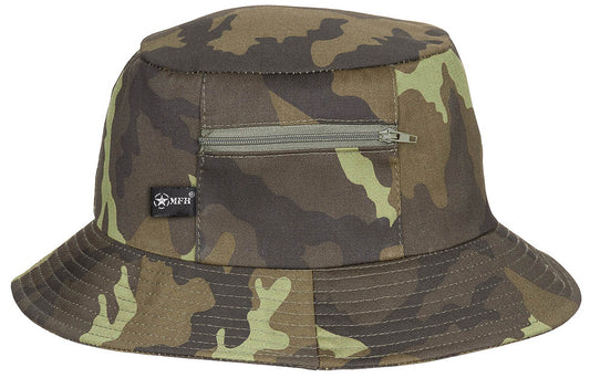 Capeline (chapeau de pêcheur), petite poche latérale, camouflage CZ