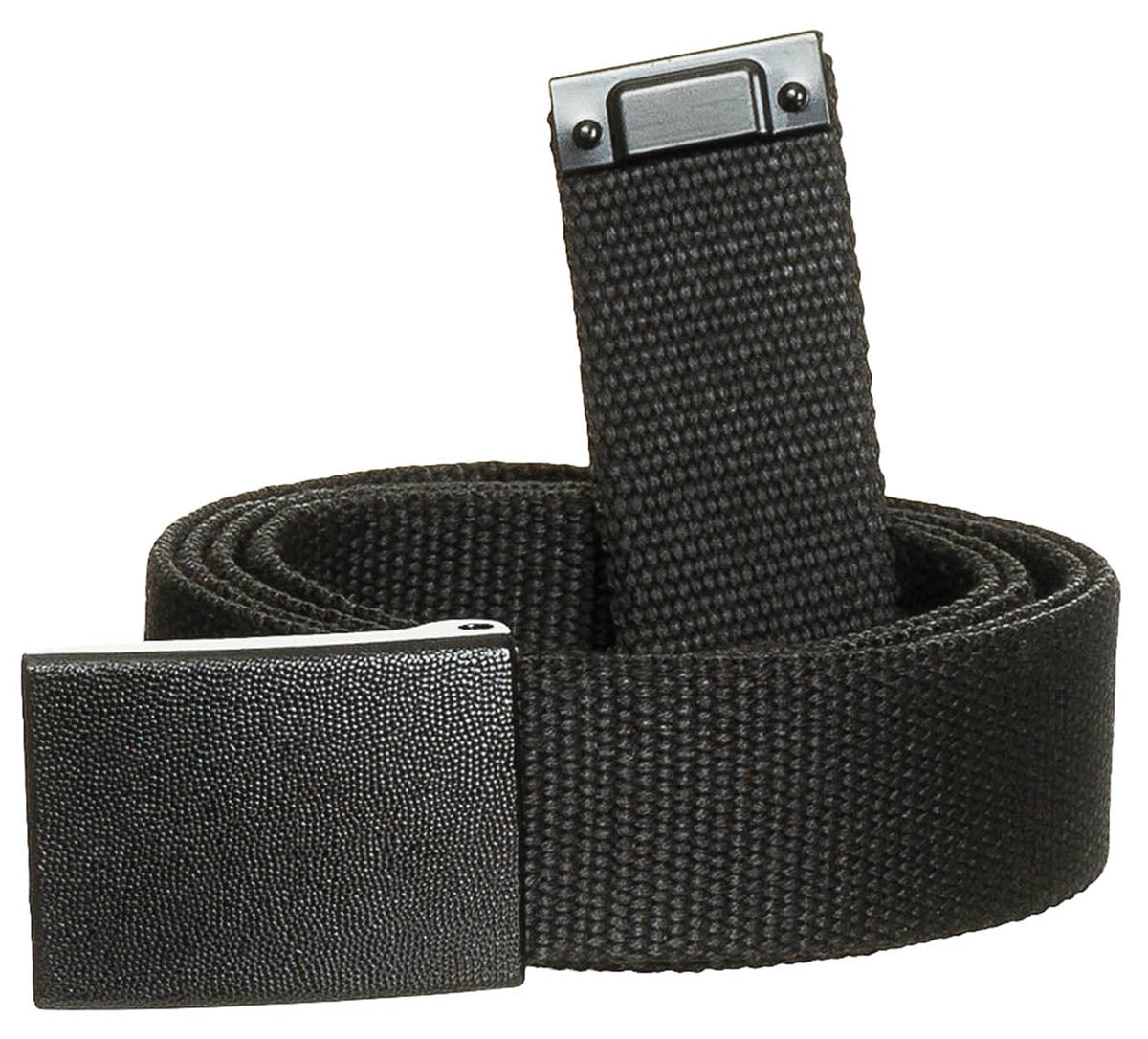 Ceinture de pantalon BW, noire, environ 3 cm, avec serrure à boîte