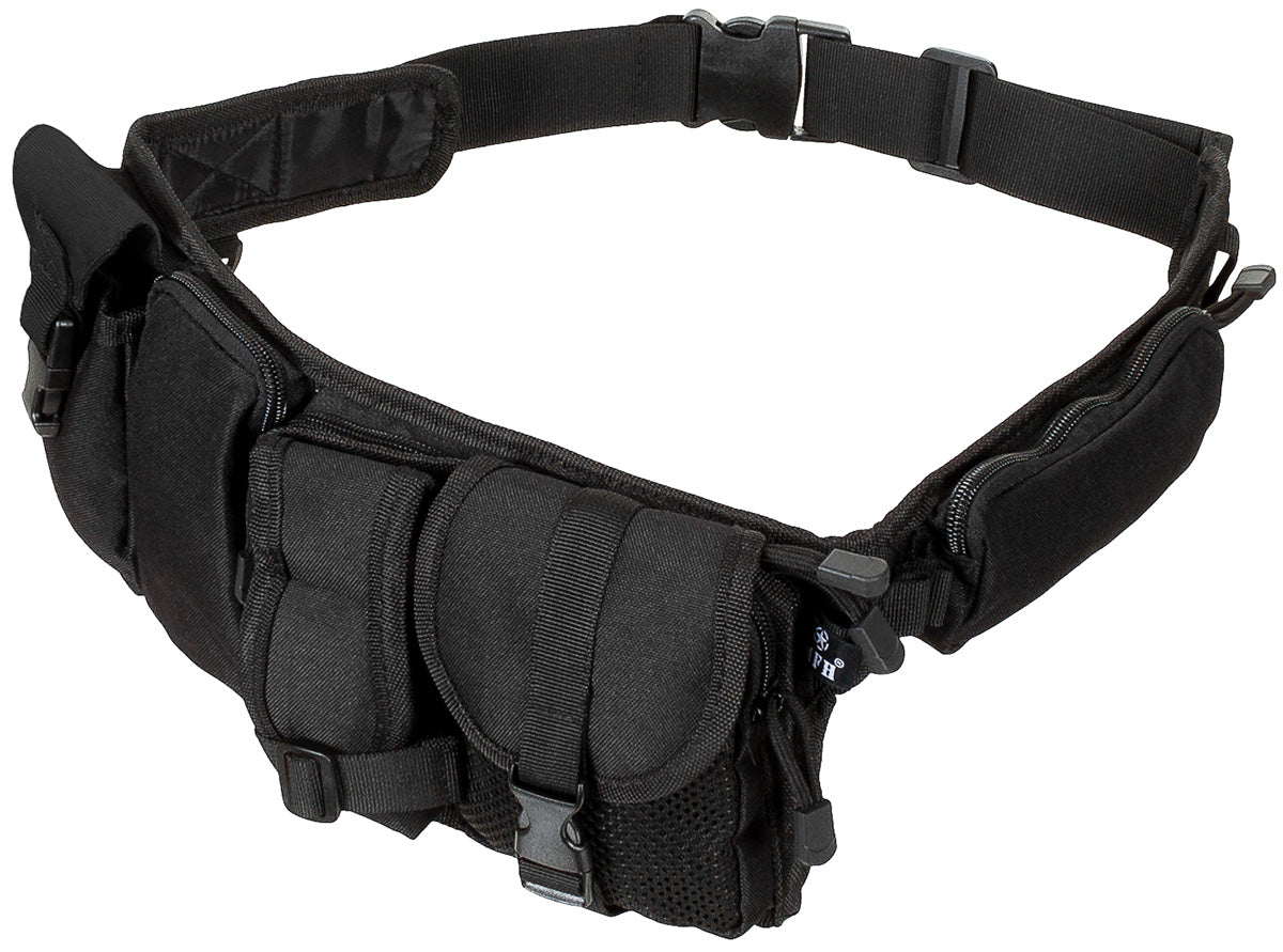 Ceinture de hanche, avec 6 poches, environ 5,5 cm, noir