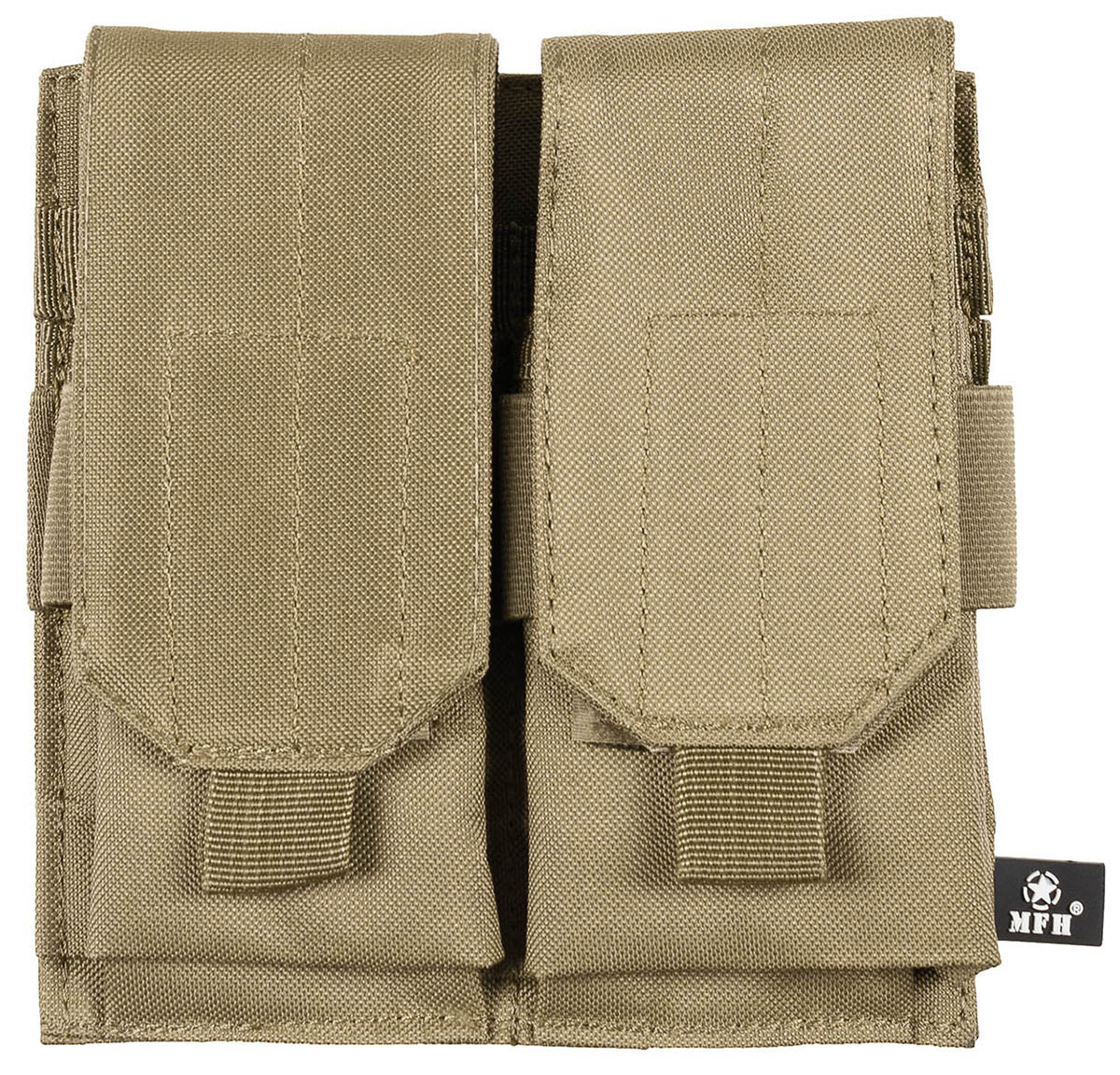 Pochette pour magazines, 2 volets "MOLLE", beige coyote