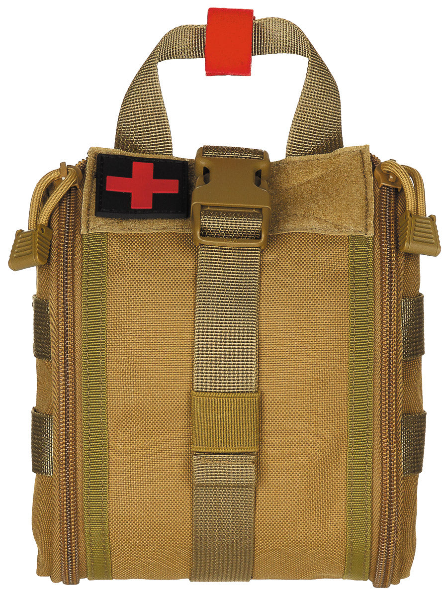 Sac de premiers secours, petit, "MOLLE IFAK", coyote tan