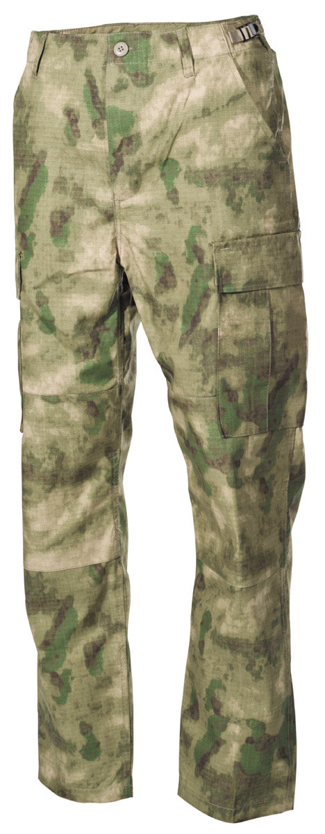 Pantaloni da combattimento americani, BDU, Rip Stop, HDT-camo FG