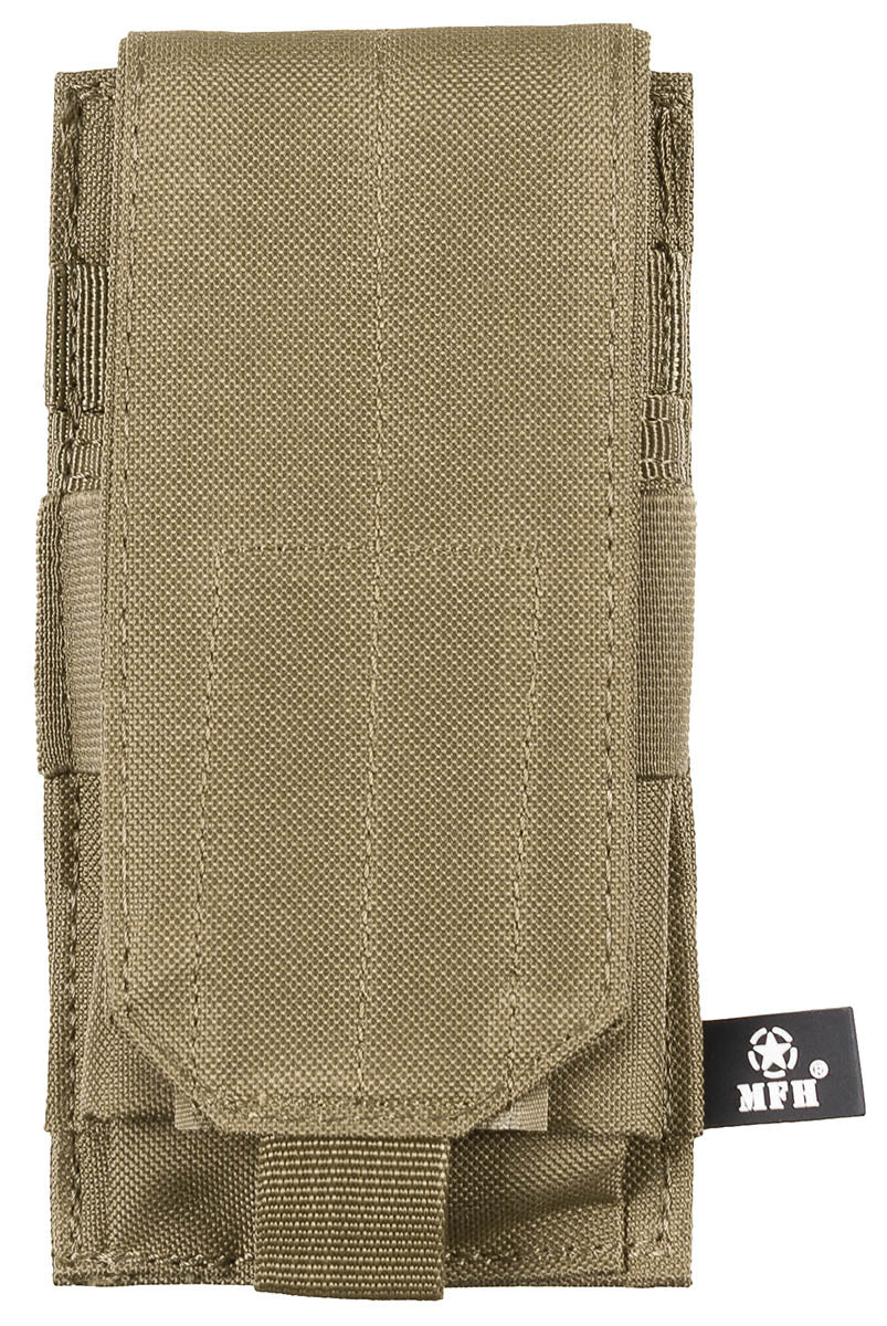 Pochette magazine, "MOLLE", beige coyote