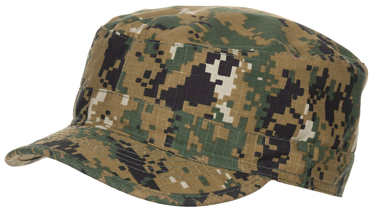 Casquette de terrain US BDU, anti-déchirure, forêt numérique