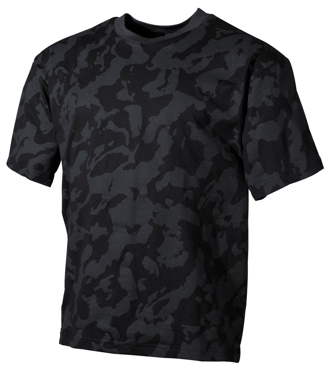 T-shirt US, demi manches, camouflage nuit, 170 g/m²