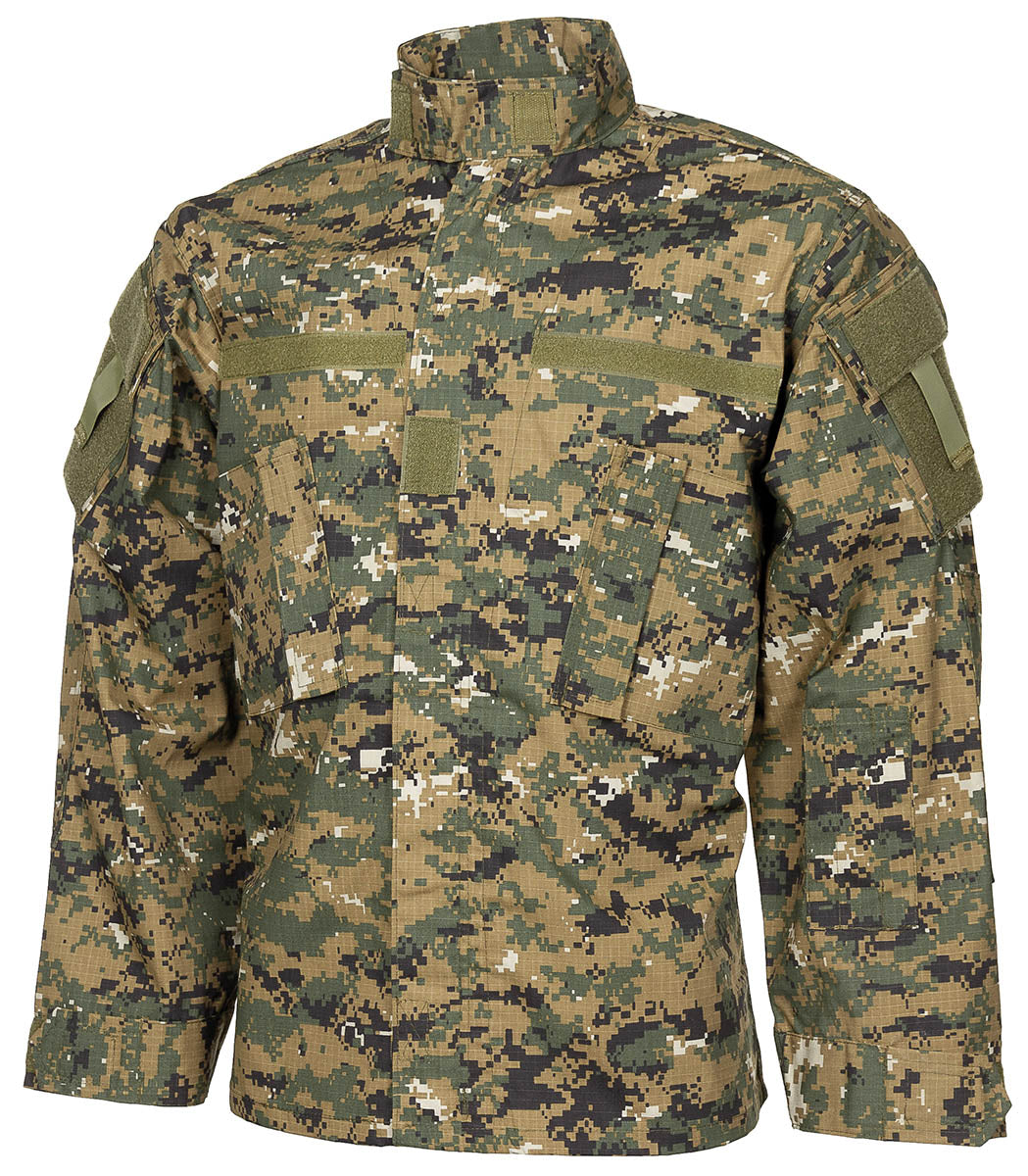 US Feldjacke, ACU, Rip Stop, digital woodland