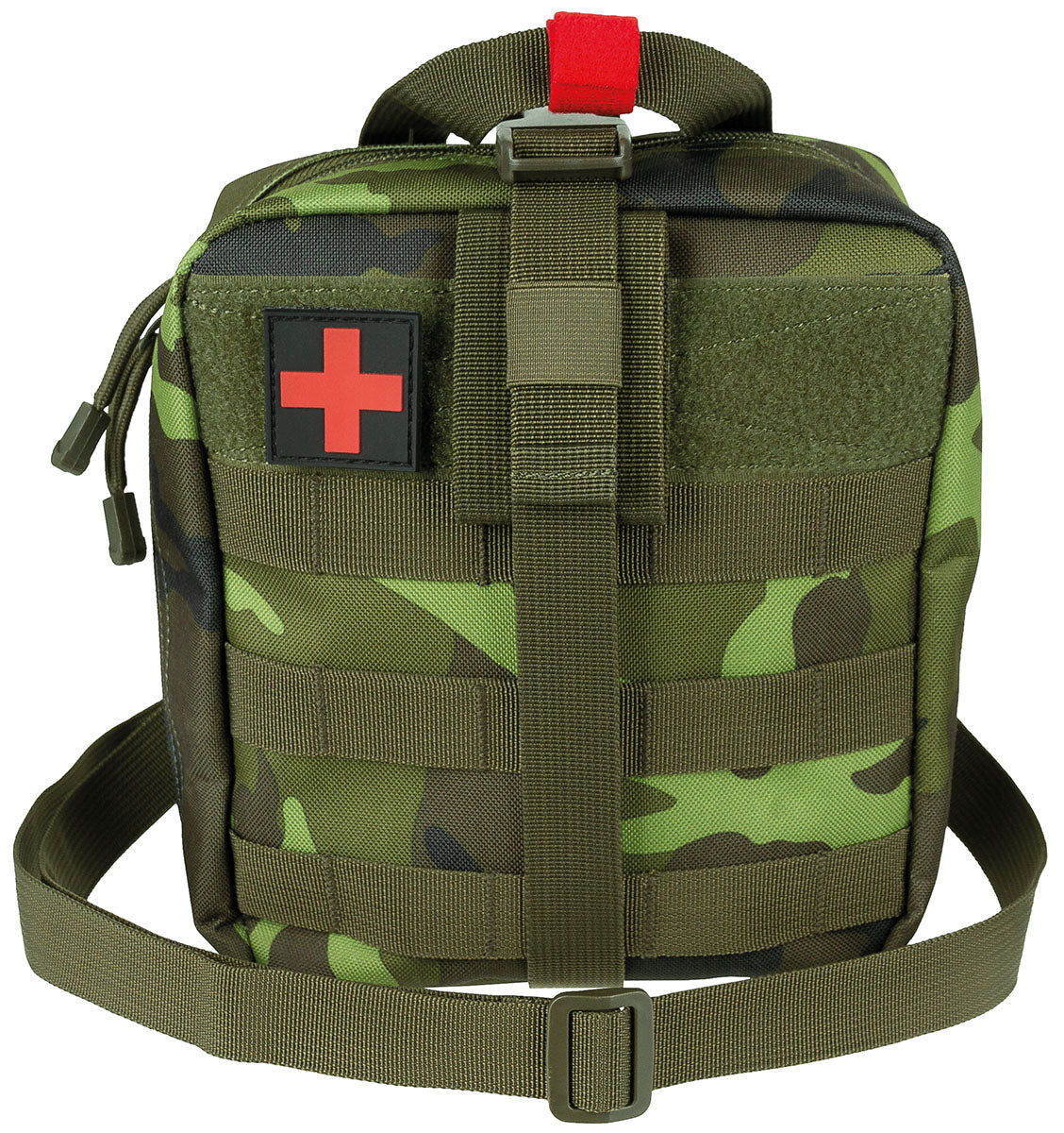 Borsa di primo soccorso, grande, "MOLLE IFAK", mimetica M 95 CZ