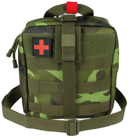 Sac de premiers secours, grand, "MOLLE IFAK", camouflage M 95 CZ