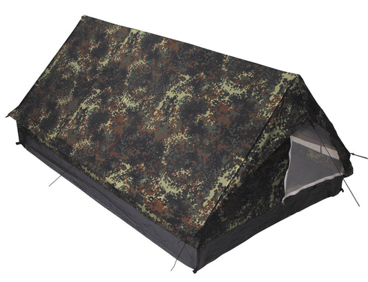 Tenda "Minipack", 2 persone, fleckcamo