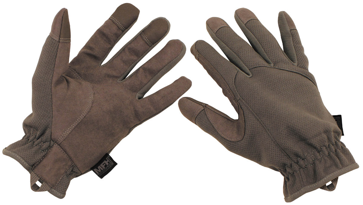 Gants à doigts, gris urbain, "Lightweight"